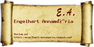 Engelhart Annamária névjegykártya